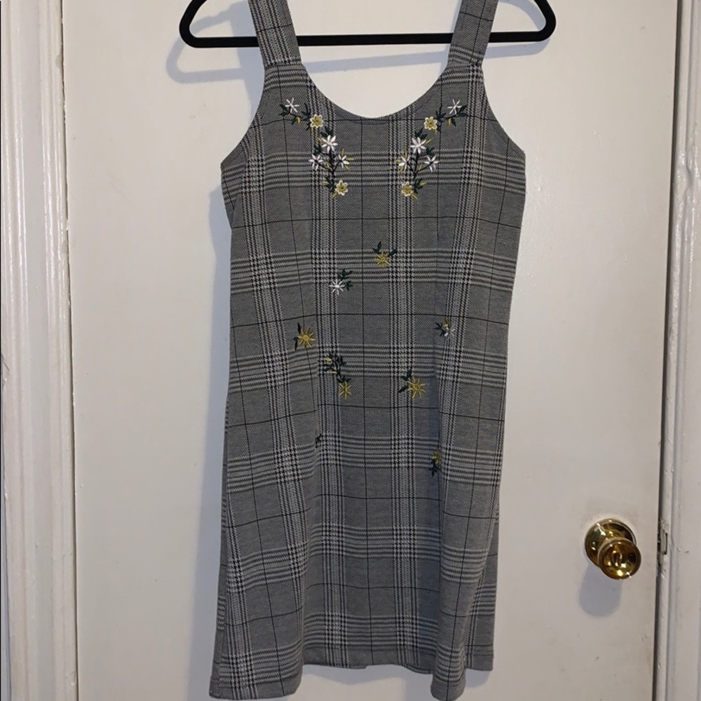 Light plaid dress